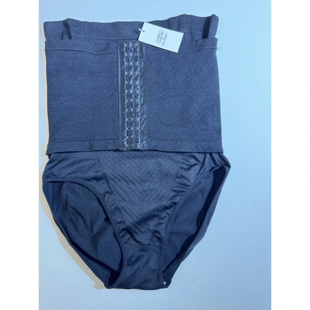 Shapewear Bodysuit High Waisted‎ Belly Tightening Shortss Breasted Shaping Sz XL
